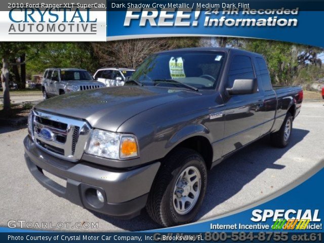 2010 Ford Ranger XLT SuperCab in Dark Shadow Grey Metallic