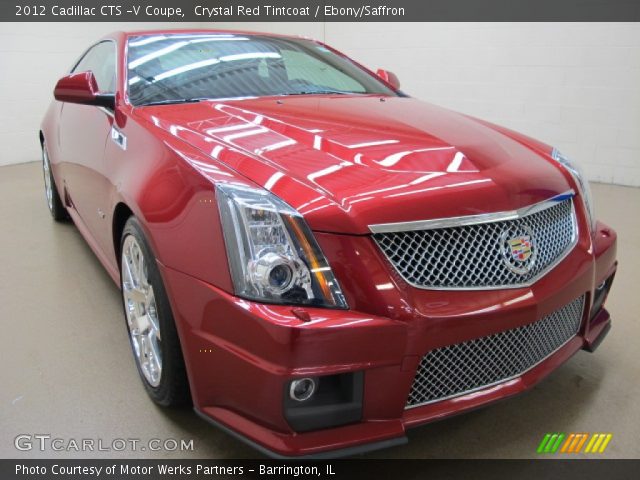 2012 Cadillac CTS -V Coupe in Crystal Red Tintcoat