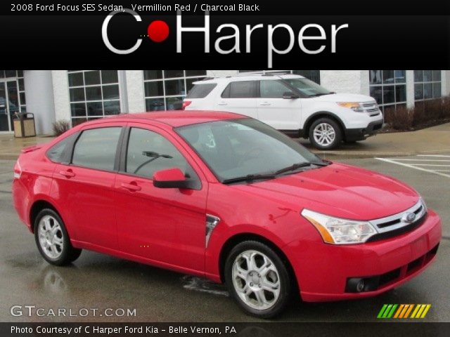 2008 Ford Focus SES Sedan in Vermillion Red