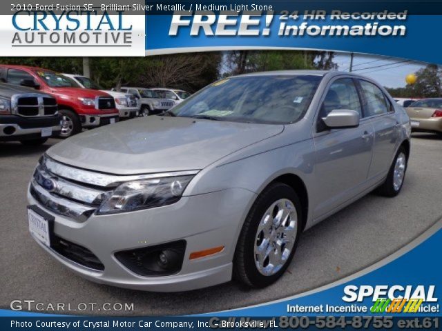 2010 Ford Fusion SE in Brilliant Silver Metallic