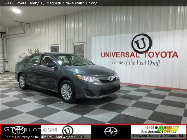 2012 Toyota Camry LE in Magnetic Gray Metallic
