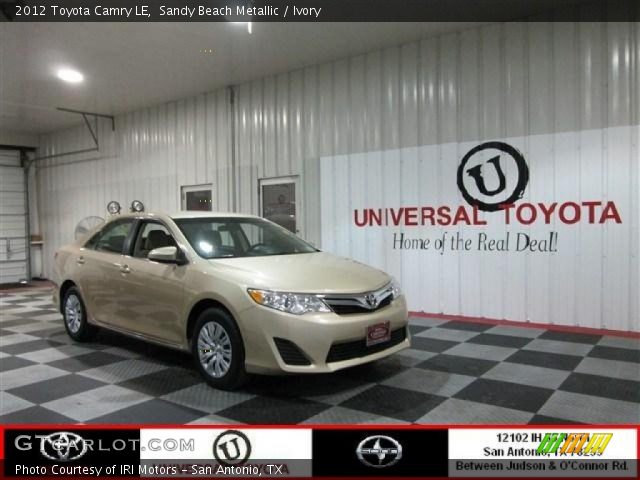 2012 Toyota Camry LE in Sandy Beach Metallic