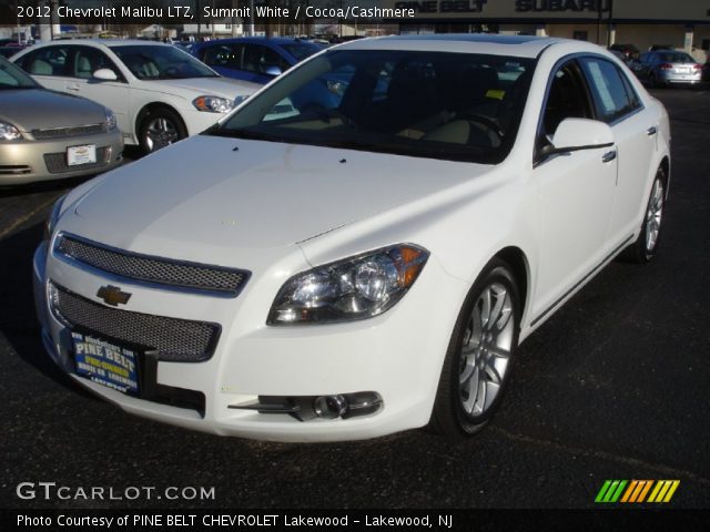 2012 Chevrolet Malibu LTZ in Summit White