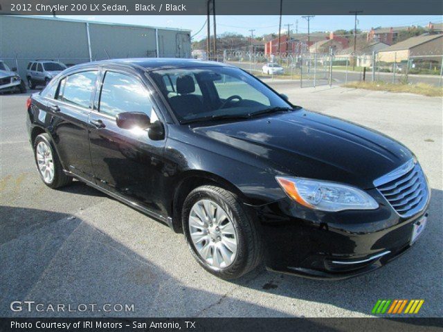 2012 Chrysler 200 LX Sedan in Black