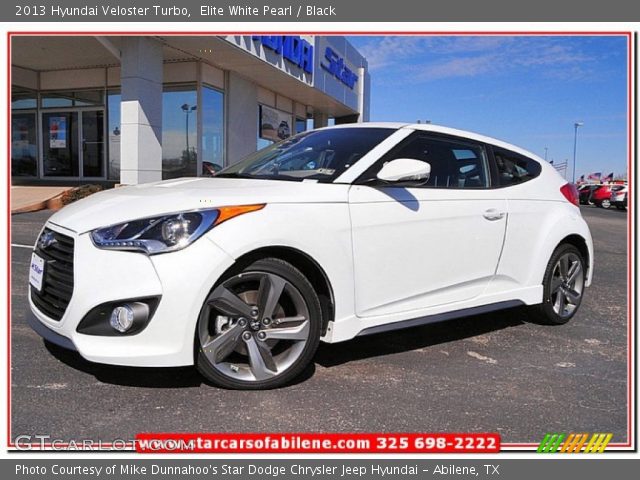 2013 Hyundai Veloster Turbo in Elite White Pearl