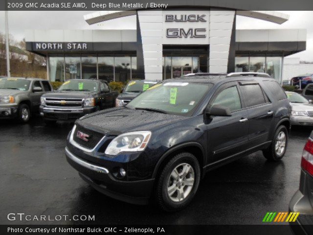 2009 GMC Acadia SLE AWD in Deep Blue Metallic