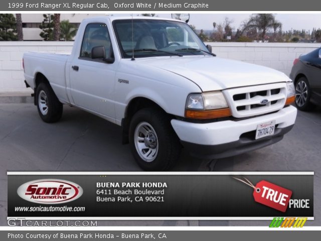 1999 Ford Ranger XL Regular Cab in Oxford White