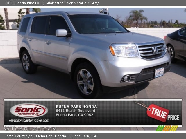 2012 Honda Pilot EX-L in Alabaster Silver Metallic