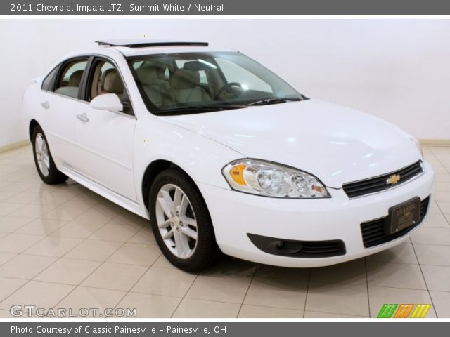 2011 Chevrolet Impala LTZ in Summit White