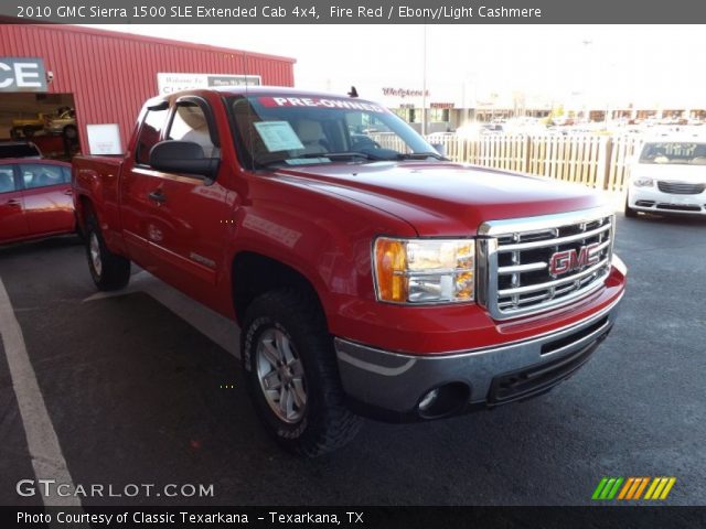 2010 GMC Sierra 1500 SLE Extended Cab 4x4 in Fire Red