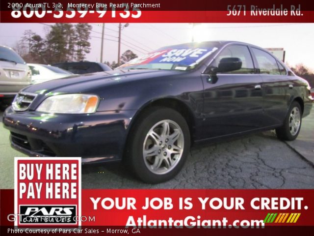 2000 Acura TL 3.2 in Monterey Blue Pearl
