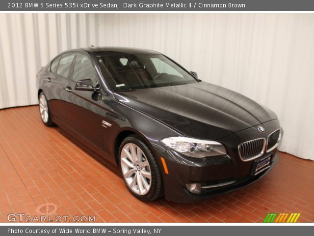 2012 BMW 5 Series 535i xDrive Sedan in Dark Graphite Metallic II