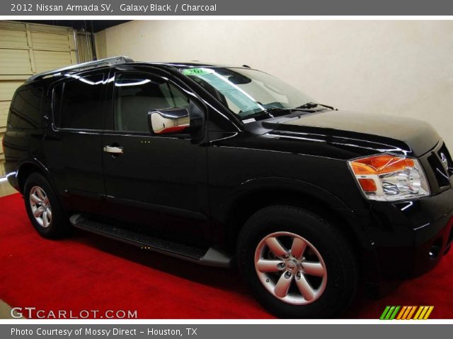 2012 Nissan Armada SV in Galaxy Black