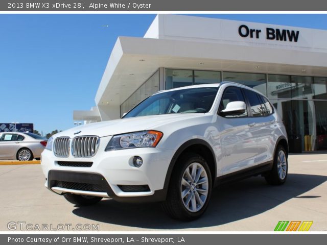 2013 BMW X3 xDrive 28i in Alpine White