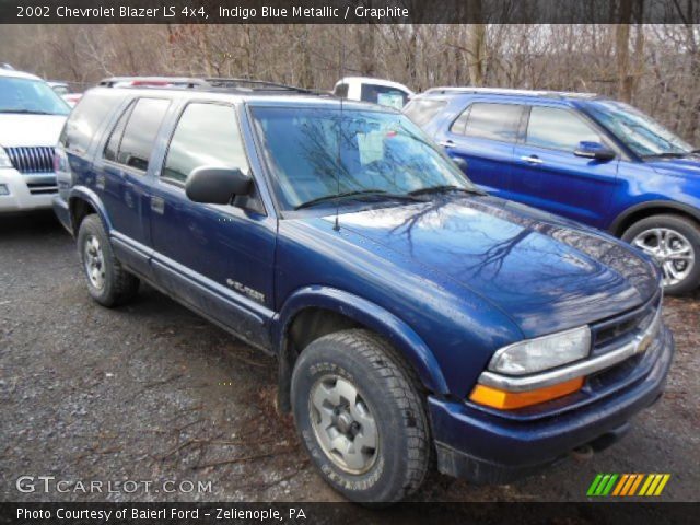 2002 Chevrolet Blazer LS 4x4 in Indigo Blue Metallic