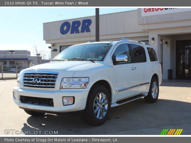 2010 Infiniti QX 56 in Tuscan White Pearl