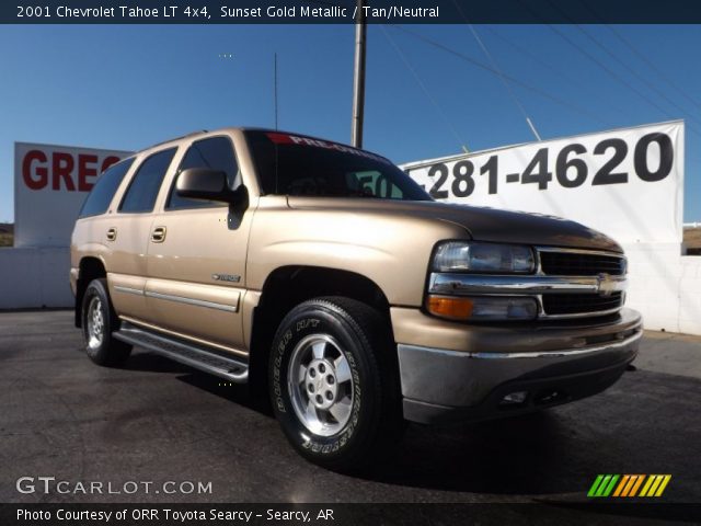 2001 Chevrolet Tahoe LT 4x4 in Sunset Gold Metallic