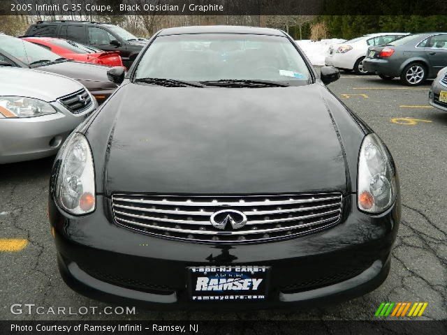 2005 Infiniti G 35 Coupe in Black Obsidian