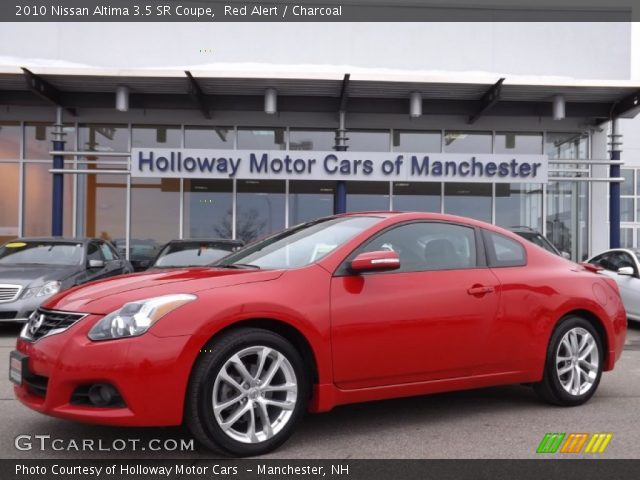 2010 Nissan Altima 3.5 SR Coupe in Red Alert