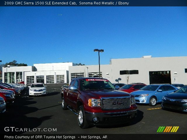 2009 GMC Sierra 1500 SLE Extended Cab in Sonoma Red Metallic