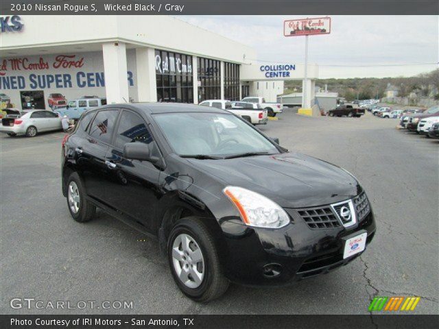 2010 Nissan Rogue S in Wicked Black