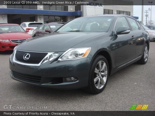 2009 Lexus GS 350 AWD in Verdigris Green Mica