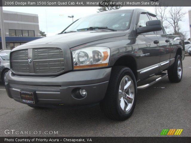 2006 Dodge Ram 1500 Sport Quad Cab 4x4 in Mineral Gray Metallic