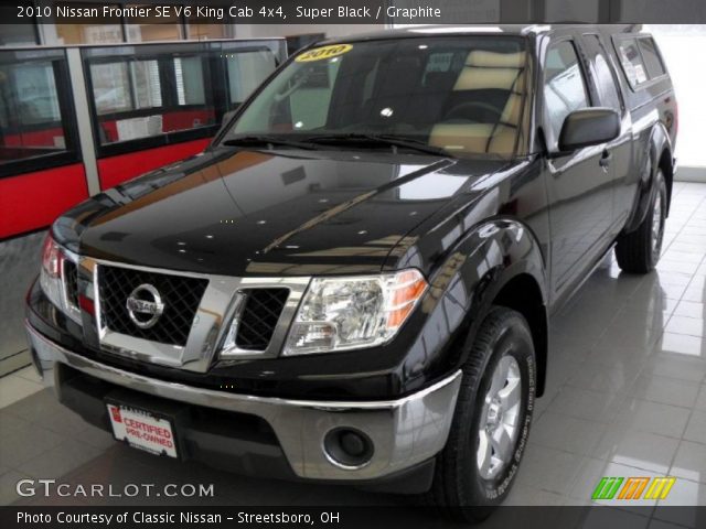 2010 Nissan Frontier SE V6 King Cab 4x4 in Super Black