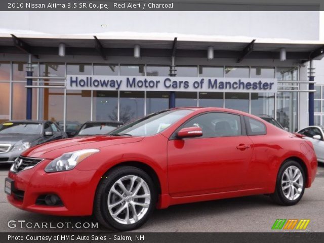2010 Nissan Altima 3.5 SR Coupe in Red Alert