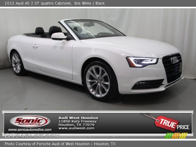 2013 Audi A5 2.0T quattro Cabriolet in Ibis White