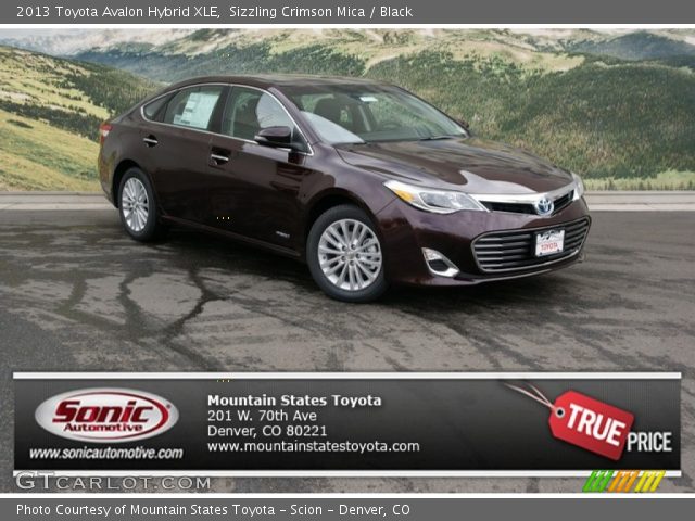 2013 Toyota Avalon Hybrid XLE in Sizzling Crimson Mica