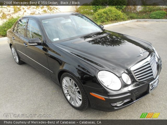 2008 Mercedes-Benz E 350 Sedan in Black