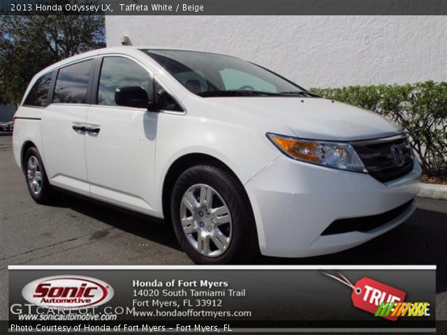 2013 Honda Odyssey LX in Taffeta White