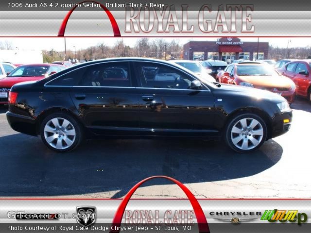 2006 Audi A6 4.2 quattro Sedan in Brilliant Black