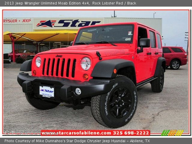 2013 Jeep Wrangler Unlimited Moab Edition 4x4 in Rock Lobster Red