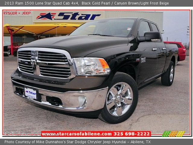 2013 Ram 1500 Lone Star Quad Cab 4x4 in Black Gold Pearl