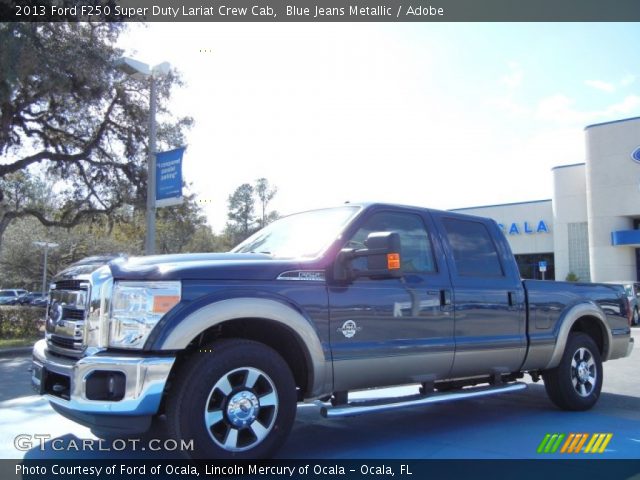 2013 Ford F250 Super Duty Lariat Crew Cab in Blue Jeans Metallic