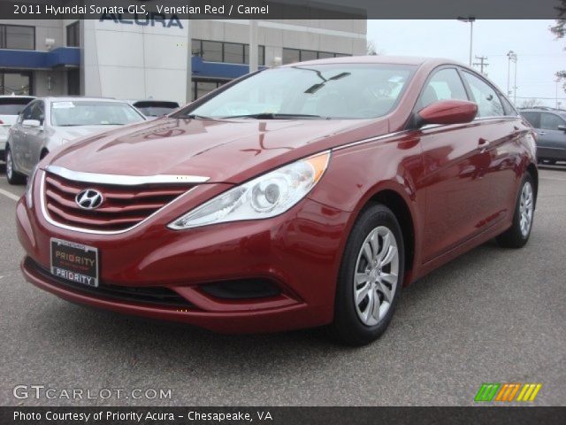 2011 Hyundai Sonata GLS in Venetian Red