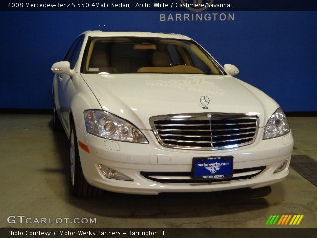 2008 Mercedes-Benz S 550 4Matic Sedan in Arctic White