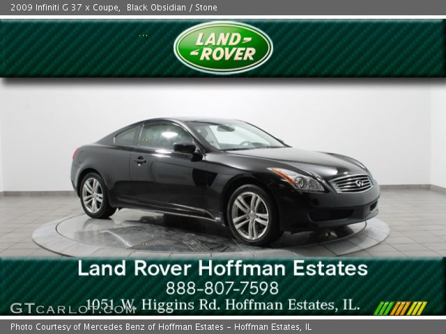 2009 Infiniti G 37 x Coupe in Black Obsidian