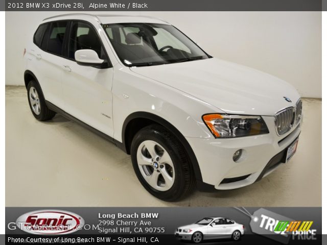 2012 BMW X3 xDrive 28i in Alpine White