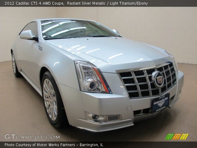 2012 Cadillac CTS 4 AWD Coupe in Radiant Silver Metallic