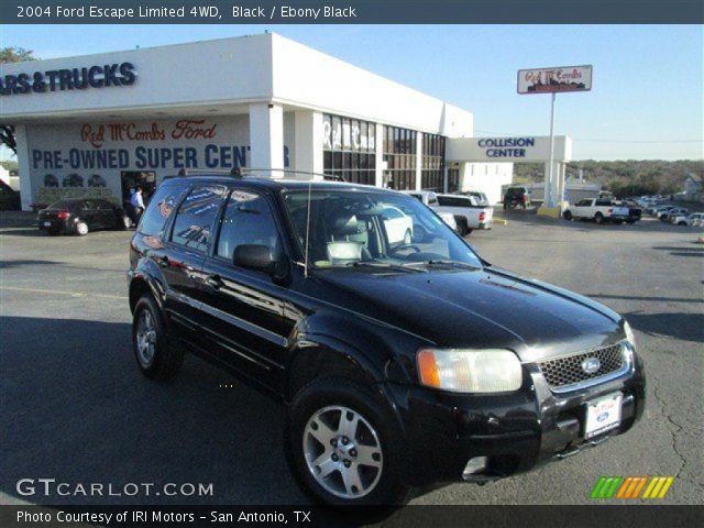 2004 Ford Escape Limited 4WD in Black