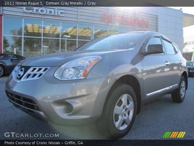 2011 Nissan Rogue S in Gotham Gray Metallic