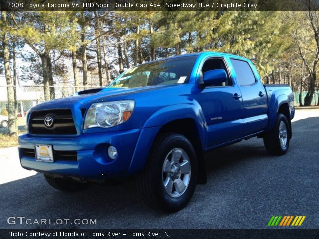 2008 Toyota Tacoma V6 TRD Sport Double Cab 4x4 in Speedway Blue