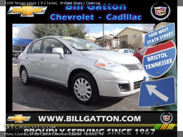 2008 Nissan Versa 1.8 S Sedan in Brilliant Silver