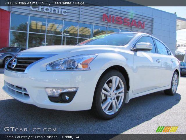 2013 Nissan Altima 3.5 SL in Pearl White
