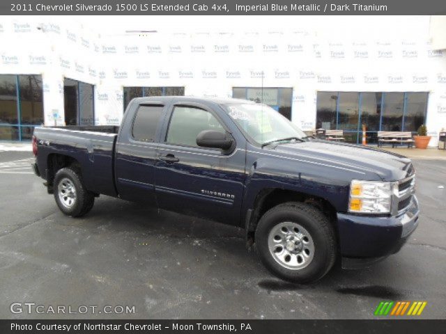 2011 Chevrolet Silverado 1500 LS Extended Cab 4x4 in Imperial Blue Metallic