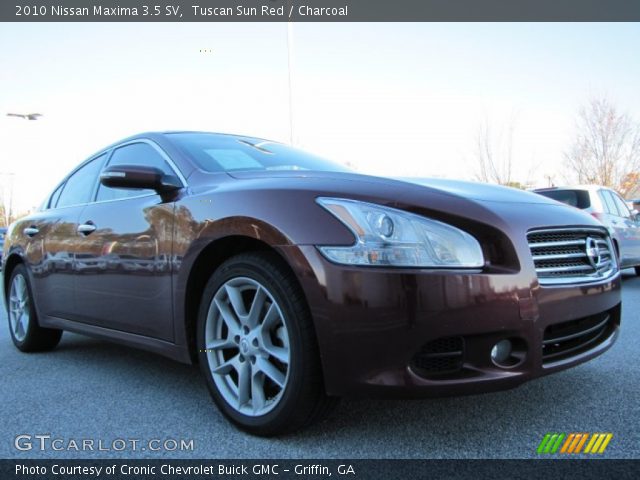 2010 Nissan Maxima 3.5 SV in Tuscan Sun Red