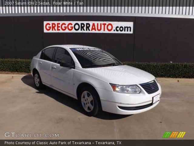 2007 Saturn ION 2 Sedan in Polar White